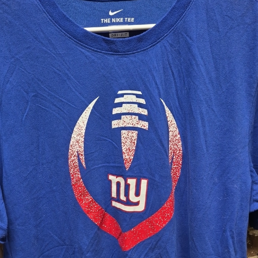 New York GIANTS NIKE T-Shirt Blue Dri-fit XL